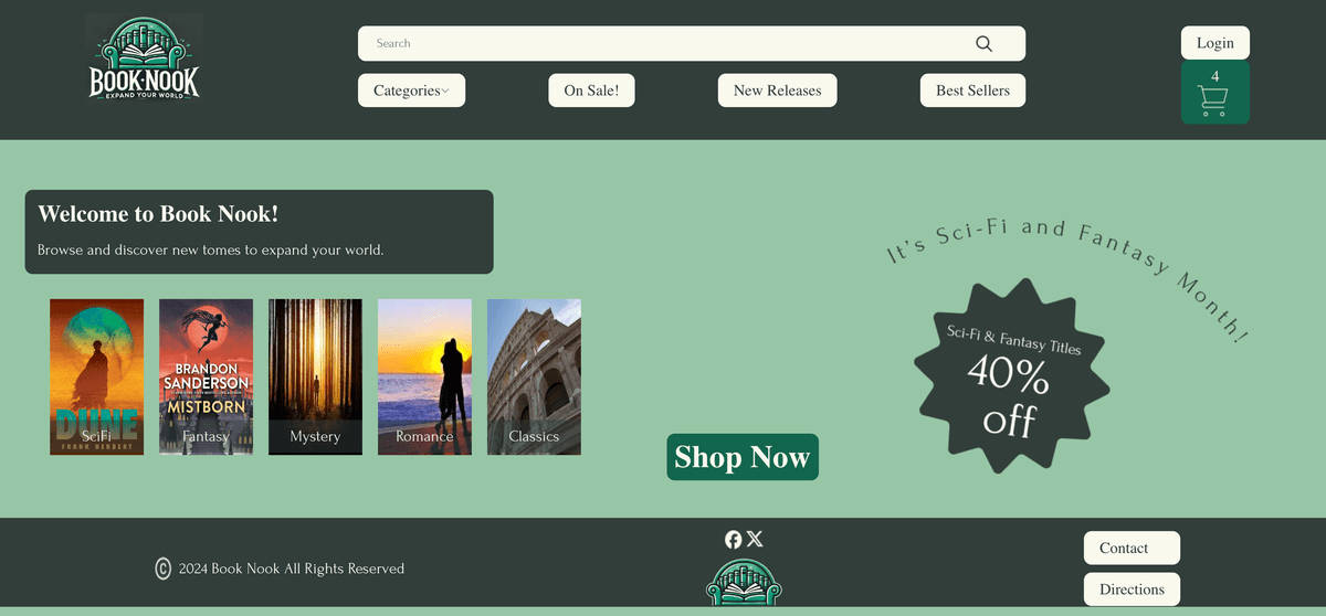 Bookstore Web Solution